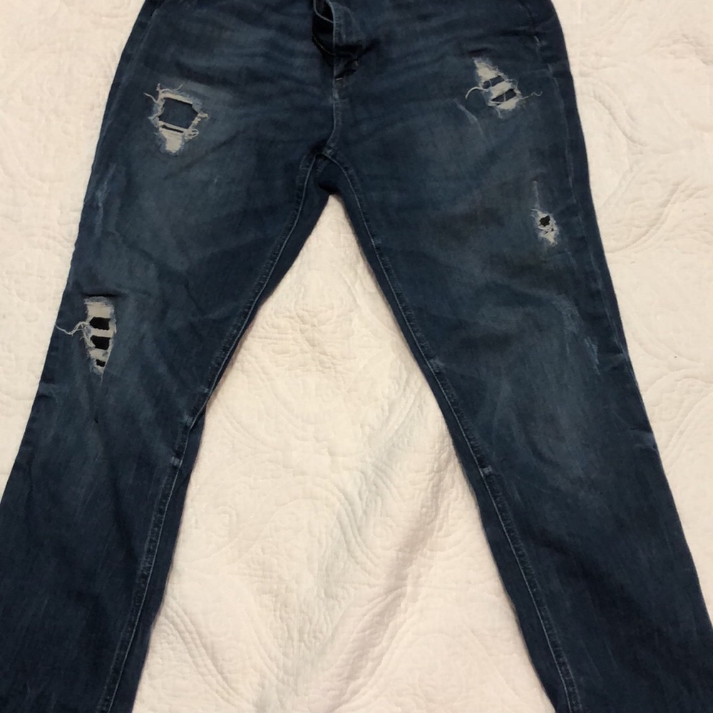 DKNY distressed jeans